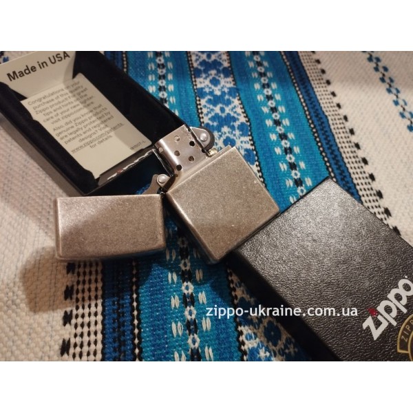  Запальничка Zippo Antique Silver Plate 121FB