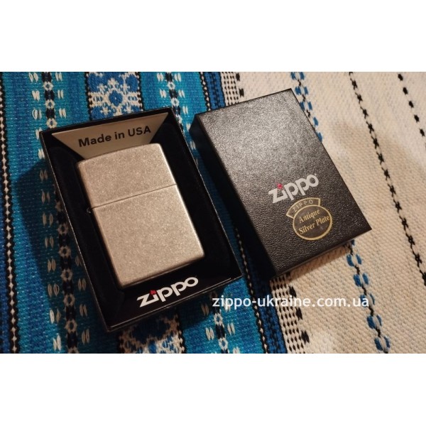  Запальничка Zippo Antique Silver Plate 121FB