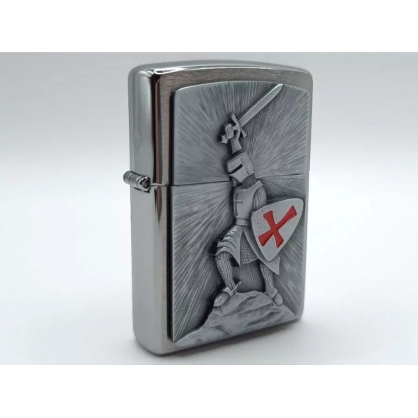Запальничка бензинова ZIPPO Crusade Victory chrom Перемога, хром (1300103)