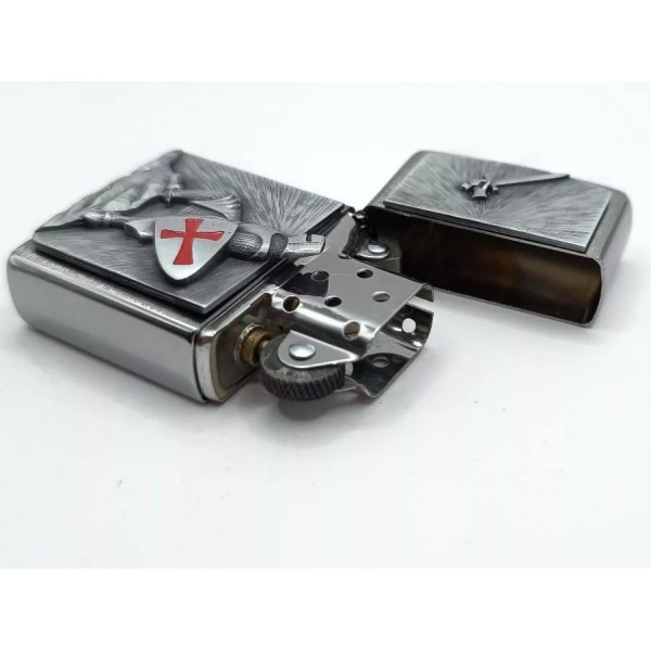 Запальничка бензинова ZIPPO Crusade Victory chrom Перемога, хром (1300103)