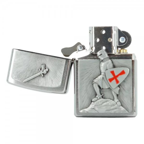 Запальничка бензинова ZIPPO Crusade Victory chrom Перемога, хром (1300103)