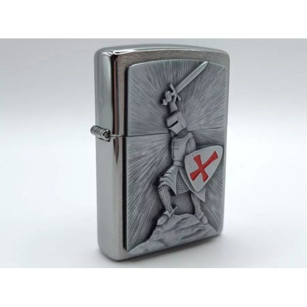Запальничка бензинова ZIPPO Crusade Victory chrom Перемога, хром (1300103)