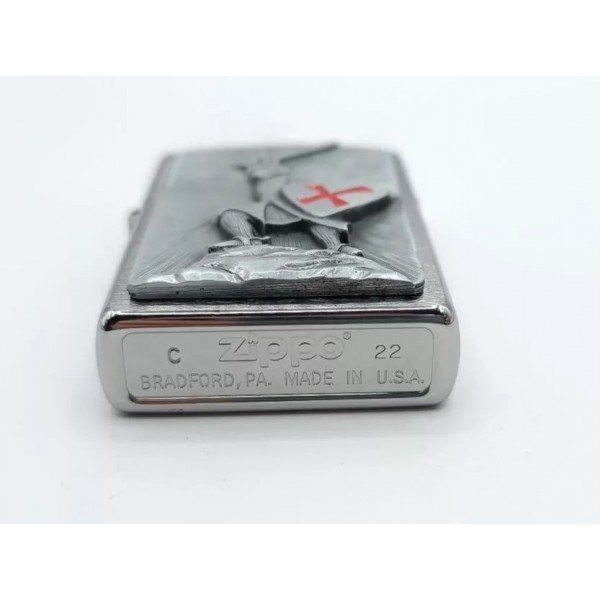 Запальничка бензинова ZIPPO Crusade Victory chrom Перемога, хром (1300103)