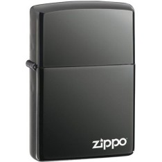 Зажигалка Zippo Black Ice с логотипом Zippo 150ZL