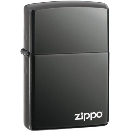  Запальничка Zippo Black Ice з логотипом Zippo 150ZL