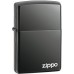  Запальничка Zippo Black Ice з логотипом Zippo 150ZL