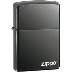  Запальничка Zippo Black Ice з логотипом Zippo 150ZL