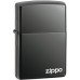  Запальничка Zippo Black Ice з логотипом Zippo 150ZL