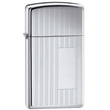 Зажигалка Zippo Ribbon High Polish Chrome узкая 1615