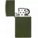 Запальничка бензинова вузька Zippo SlimⓇGreen Matte матовий зелений (1627)