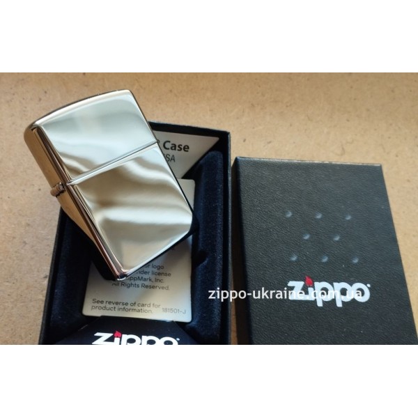  Запальничка Zippo High Polish Chrome Armor 167