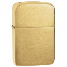 Запальничка Zippo Brushed Brass 1941B, матова латунь, дизайн 1941 року.