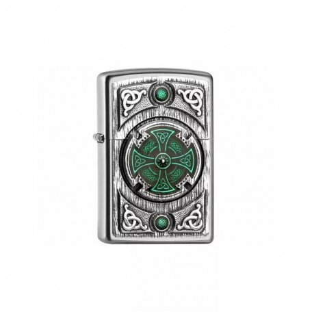 Зажигалка ZIPPO Celtic Green Cross Emblem (2005167)