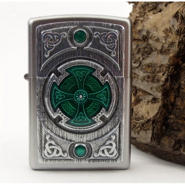 Запальничка ZIPPO Celtic Green Cross Emblem (2005167)