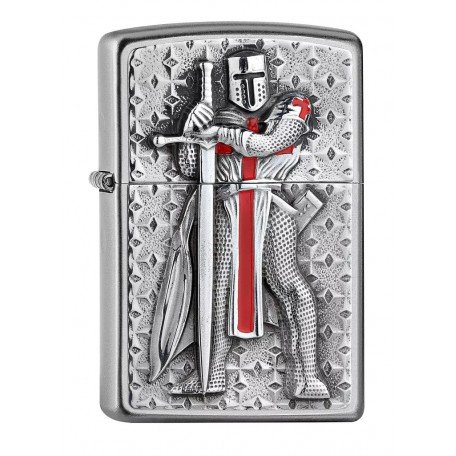 Запальничка бензинова ZIPPO Templer Chrome Рицар тамплієр хроом (2005918)