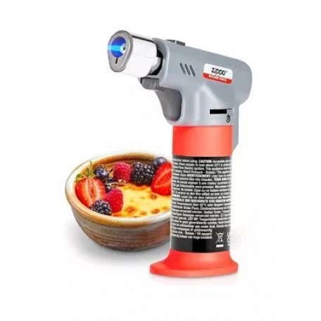 Горелка универсальная на 2 пламени 1300С Zippo Butane Torch турбо синее желтое пьезо блистер (2007012)