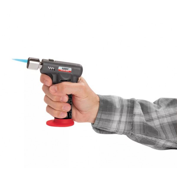 Пальник універсальний на 2 полум'я 1300С Zippo Butane Torch турбо синє жовте п'єзо блістер (2007012)