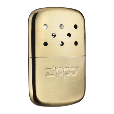 Грелка для рук Zippo BLACK HAND WARMER золотистая, чехол (2007109)