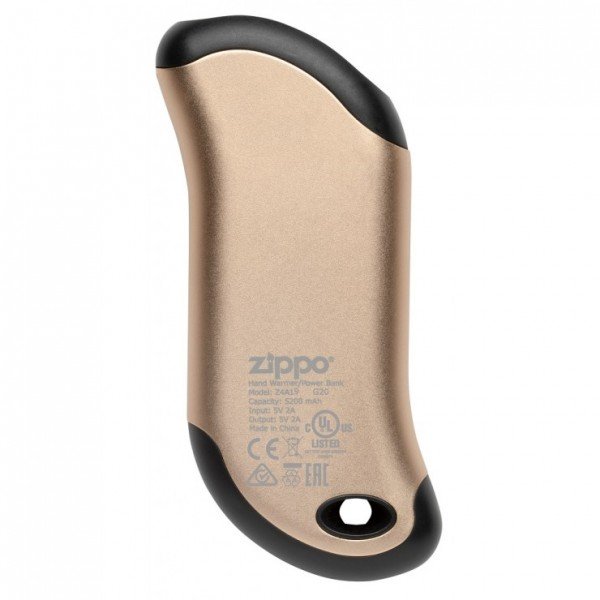  USB-грілка для рук Zippo HeatBank® 9s Plus, Золотиста 2007360. Грілка Zippo + Power Bank 