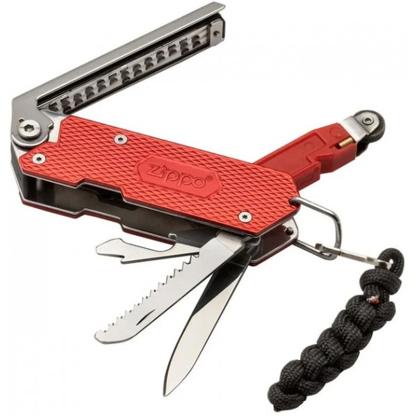 Ніж мультитул 7 в 1 для аварійного розведення вогню Zippo Fire Starting Multi-Tool блістер, картон (2007553)