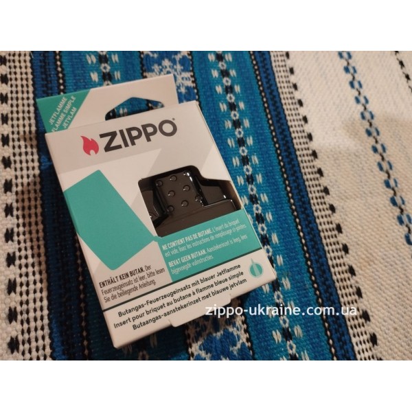 Інсерт газовий п'єзо турбо Zippo Butane Lighter Insert Single Flame Black чорний (2008086)