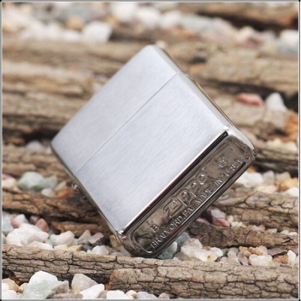 Запальничка Zippo Brush Finish Chrome 200