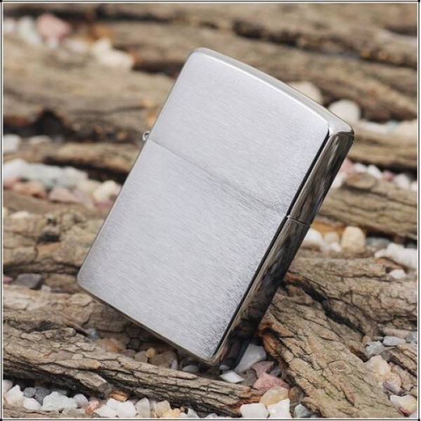 Запальничка Zippo Brush Finish Chrome 200