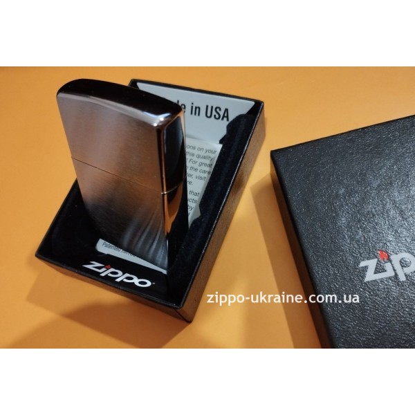 Запальничка Zippo Brush Finish Chrome 200