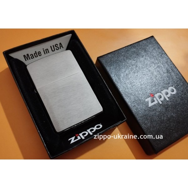 Запальничка Zippo Brush Finish Chrome 200