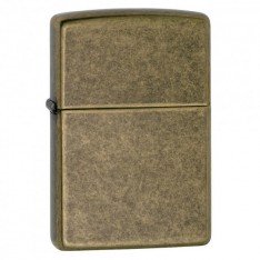  Запальничка Zippo 201FB Antique Brass (Антикварна мідь)