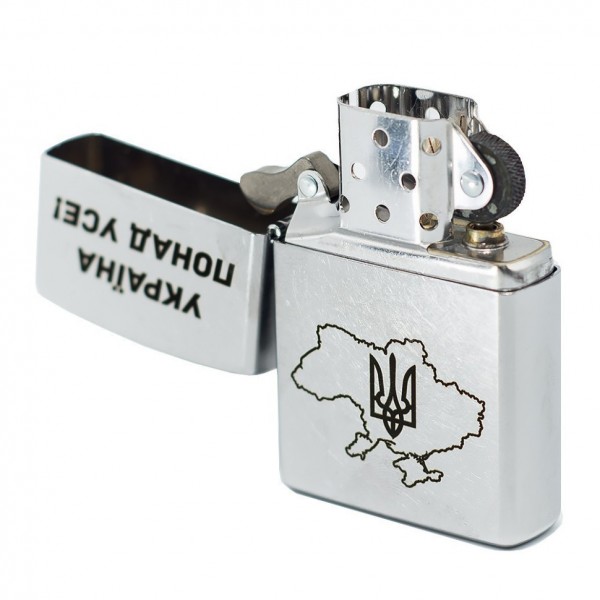 Запальничка Zippo 207 P Україна понад усе