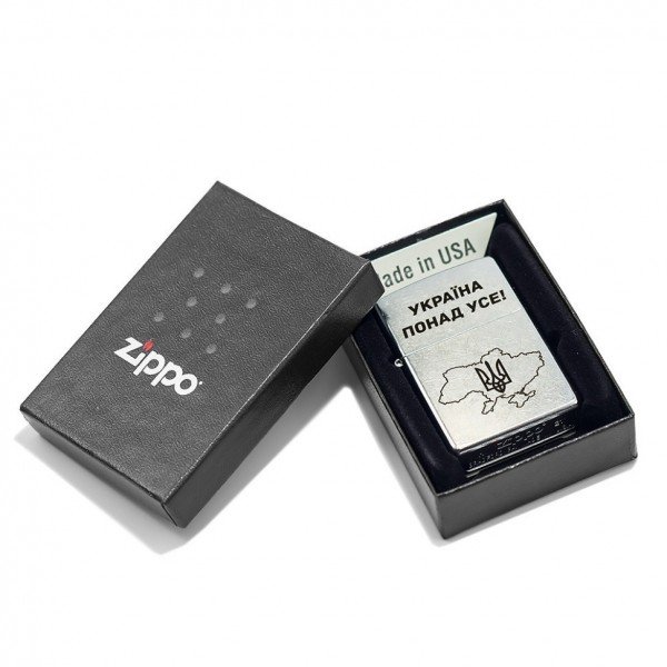Запальничка Zippo 207 P Україна понад усе