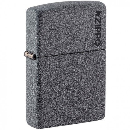Запальничка Zippo 211 ZL IRON STONE Zippo Logo