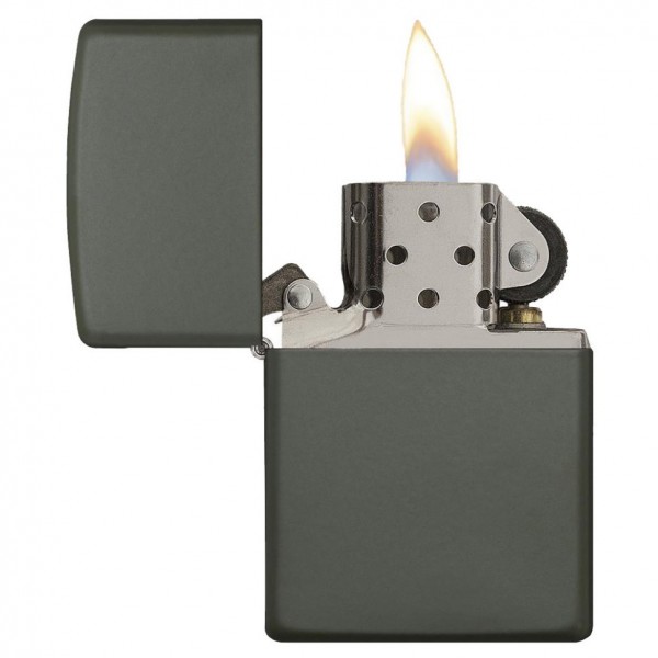 Запальничка Zippo REGULAR GREEN MATTE