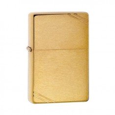Запальничка Zippo Vintage Brushed Fin Brass 240