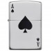  Запальничка Zippo 24011 Reg Hi Polish Chr Lucky Ace сіра 24011
