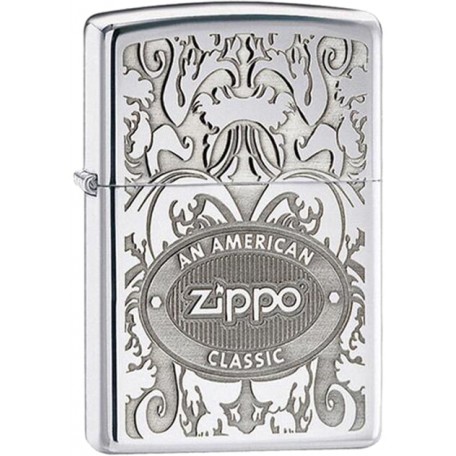 Запальничка Zippo Gleaming Patina High Polish Chrome (24751)