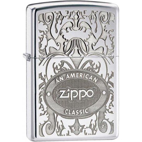Запальничка Zippo Gleaming Patina High Polish Chrome (24751)