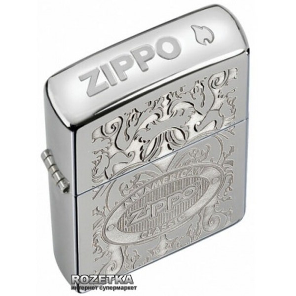 Запальничка Zippo Gleaming Patina High Polish Chrome (24751)