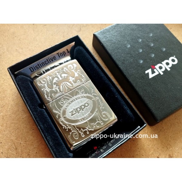 Зажигалка Zippo Gleaming Patina High Polish Chrome (24751)