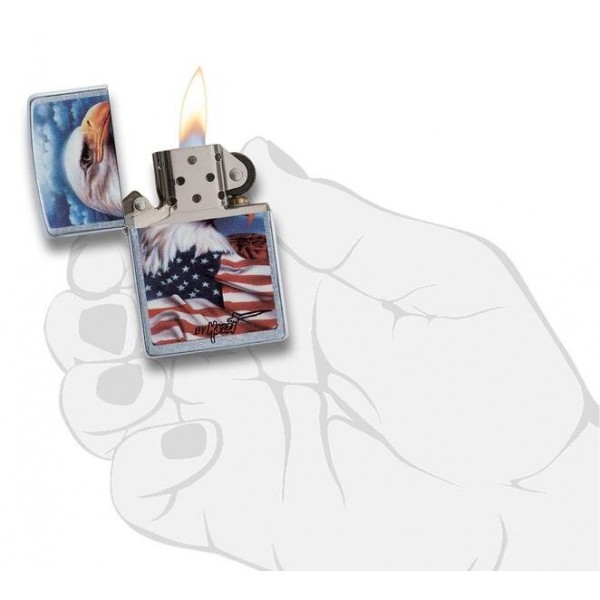 Запальничка Zippo Freedom Watch 24764