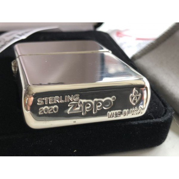  Колекційна срібна запальничка Zippo 26 Armor High Polish Sterling Silver (26zippo)