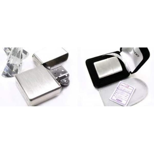 Колекційна срібна запальничка Zippo Armor Brushed Finish Sterling Silver (27zippo)