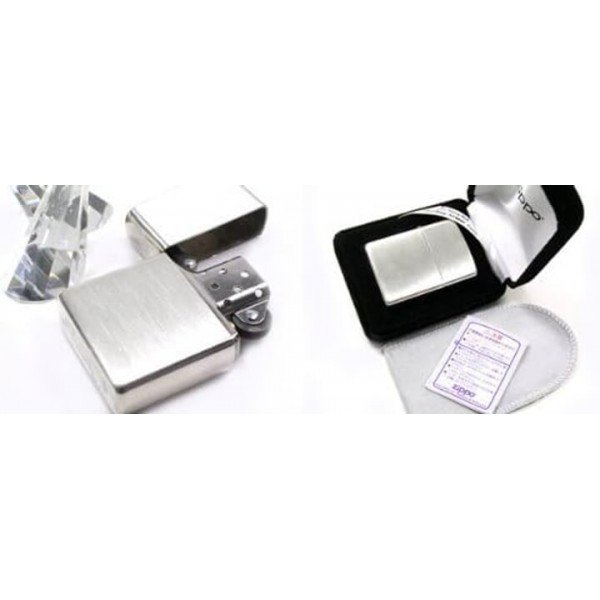 Колекційна срібна запальничка Zippo Armor Brushed Finish Sterling Silver (27zippo)