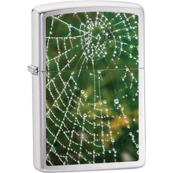  Запальничка Zippo 200 Spider Web Rain Drops (28285)