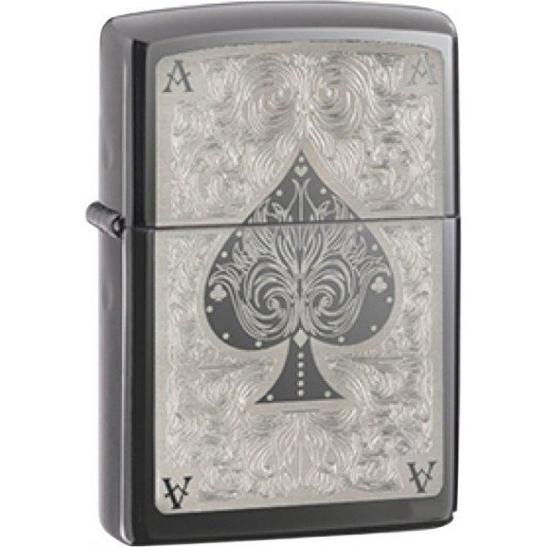  Запальничка Zippo 150 Ace Filigree Чорна (Zippo 28323)