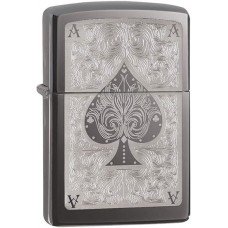  Запальничка Zippo 150 Ace Filigree Чорна (Zippo 28323)