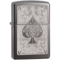  Запальничка Zippo 150 Ace Filigree Чорна (Zippo 28323)