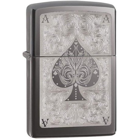  Запальничка Zippo 150 Ace Filigree Чорна (Zippo 28323)