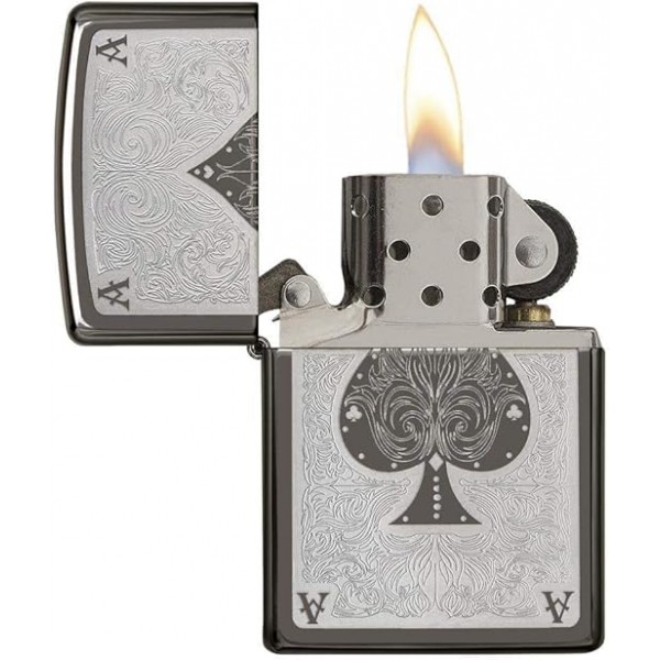 Зажигалка Zippo 150 Ace Filigree Черная (Zippo 28323)